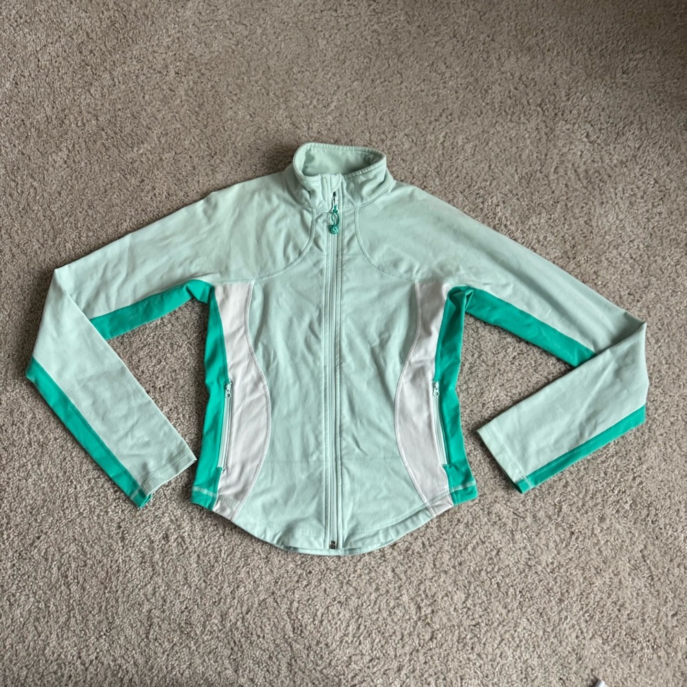 Lululemon Y2K VTG Mint Green Define Zip Up Size 8